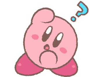 confused kirby